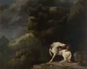 A Lion Attacking a Horse, George Stubbs